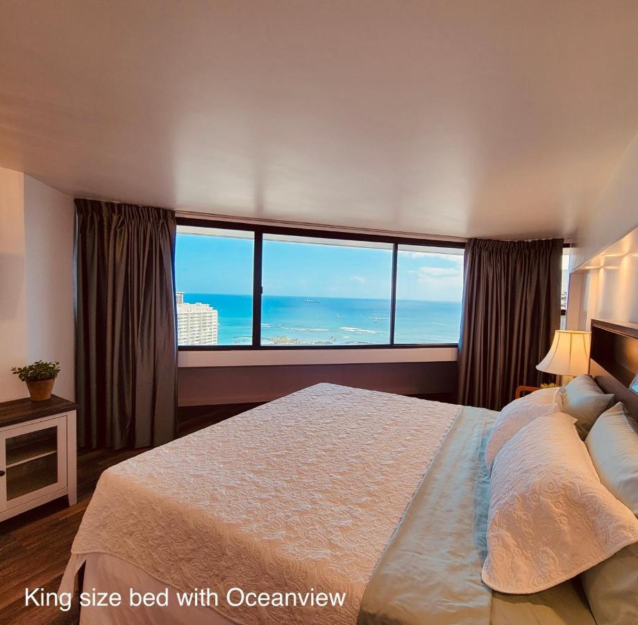 檀香山Waikiki High-Rise Sea View Free Parking公寓式酒店 外观 照片